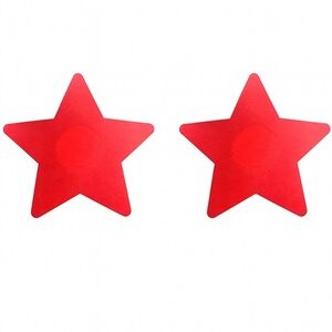 Red Star Nipple Pasties Adhesive Covers | Festival Rave Lingerie